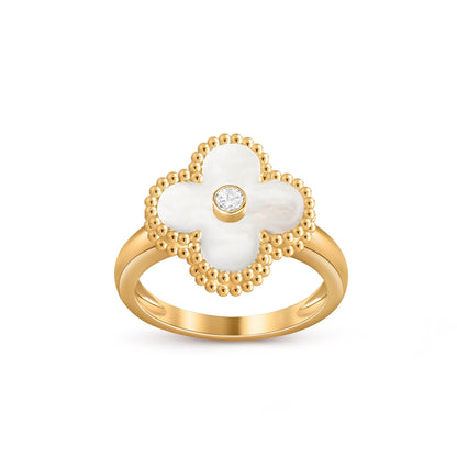[LUXE]CLOVER DIAMOND RING GOLD COLLECTION