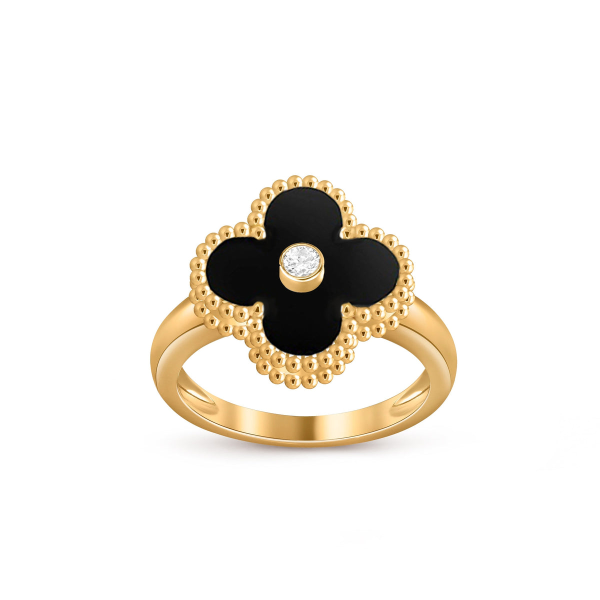 [LUXE]CLOVER DIAMOND RING GOLD COLLECTION