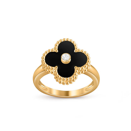 [LUXE]CLOVER DIAMOND RING GOLD COLLECTION