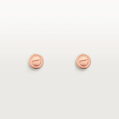 [RAFFINE]LOVE EARRINGS PINK GOLD 10MM