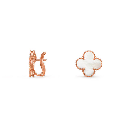 [LUXE]CLOVER 15MM MOP EARRINGS COLLECTION
