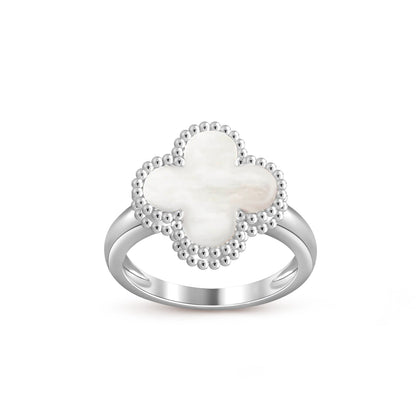 [LUXE]CLOVER SILVER RING COLLECTION