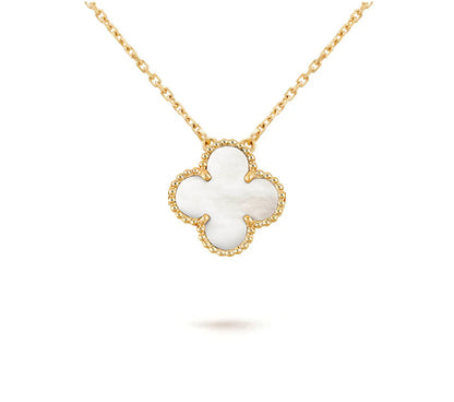 [LUXE]CLOVER 15MM SINGLE FLOWER NECKLACE COLLECTION