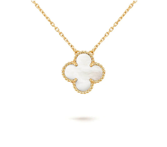 [LUXE]CLOVER 15MM SINGLE FLOWER NECKLACE COLLECTION