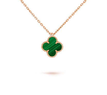 [LUXE]CLOVER MINI 9.5MM CARNELIANS NECKLACE COLLECTION