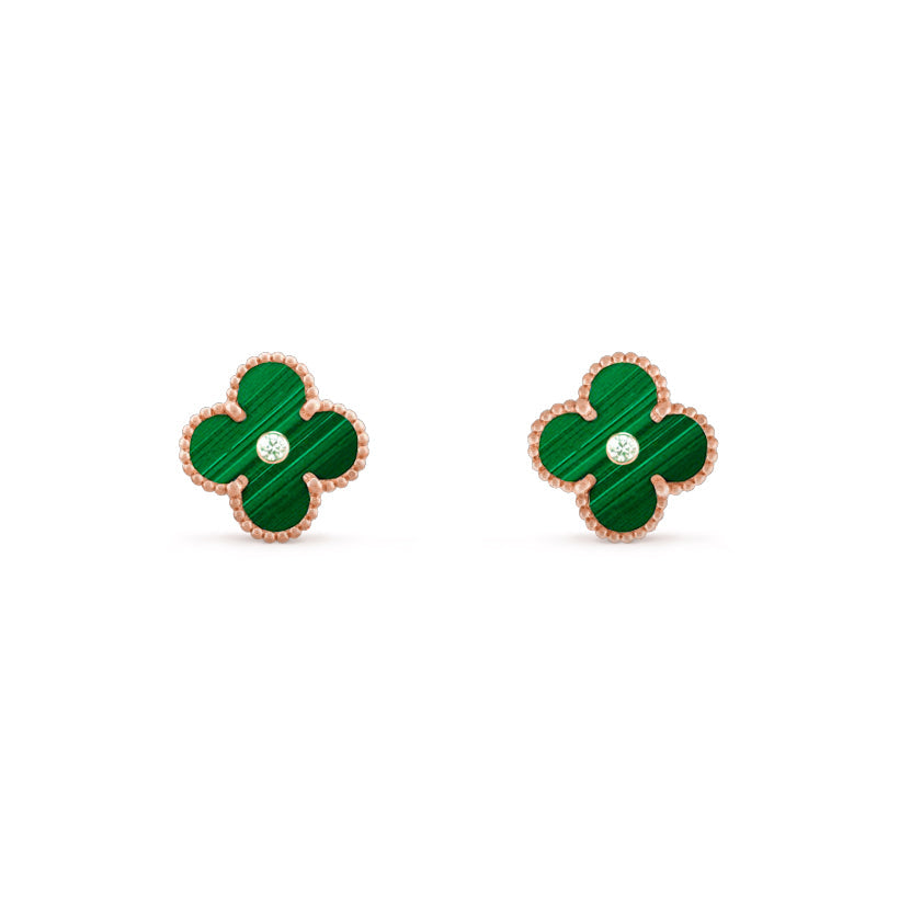 [LUXE]CLOVER  15MM DIAMOND EARRINGS COLLECTION