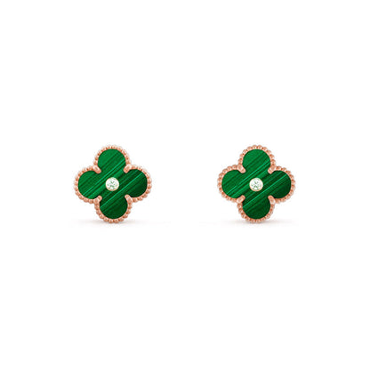 [LUXE]CLOVER  15MM DIAMOND EARRINGS COLLECTION