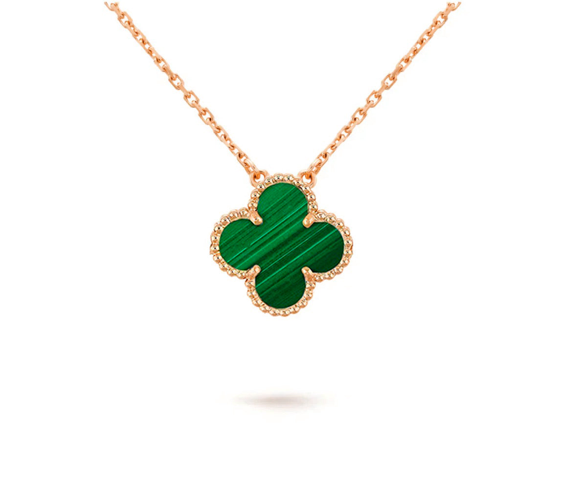 [LUXE]CLOVER 15MM SINGLE FLOWER NECKLACE COLLECTION