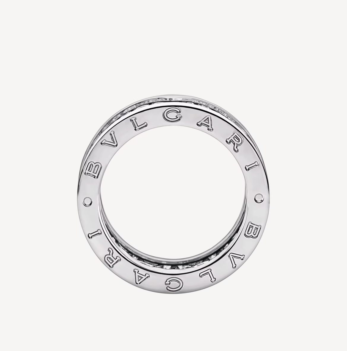 [Raffine]ZÉRO 1 AVEC DIAMANTS PAVÉS SUR L'ANNEAU SPIRALE