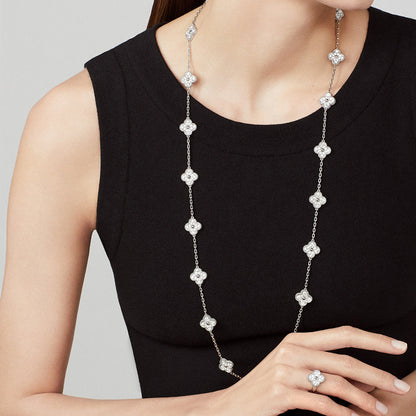 [RAFFINE]CLOVER 20 MOTIFS  LASER SILVER