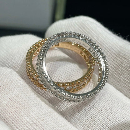 [RAFFINE] ANILLO DE ORO ROSA CON DIAMANTE PERLEE