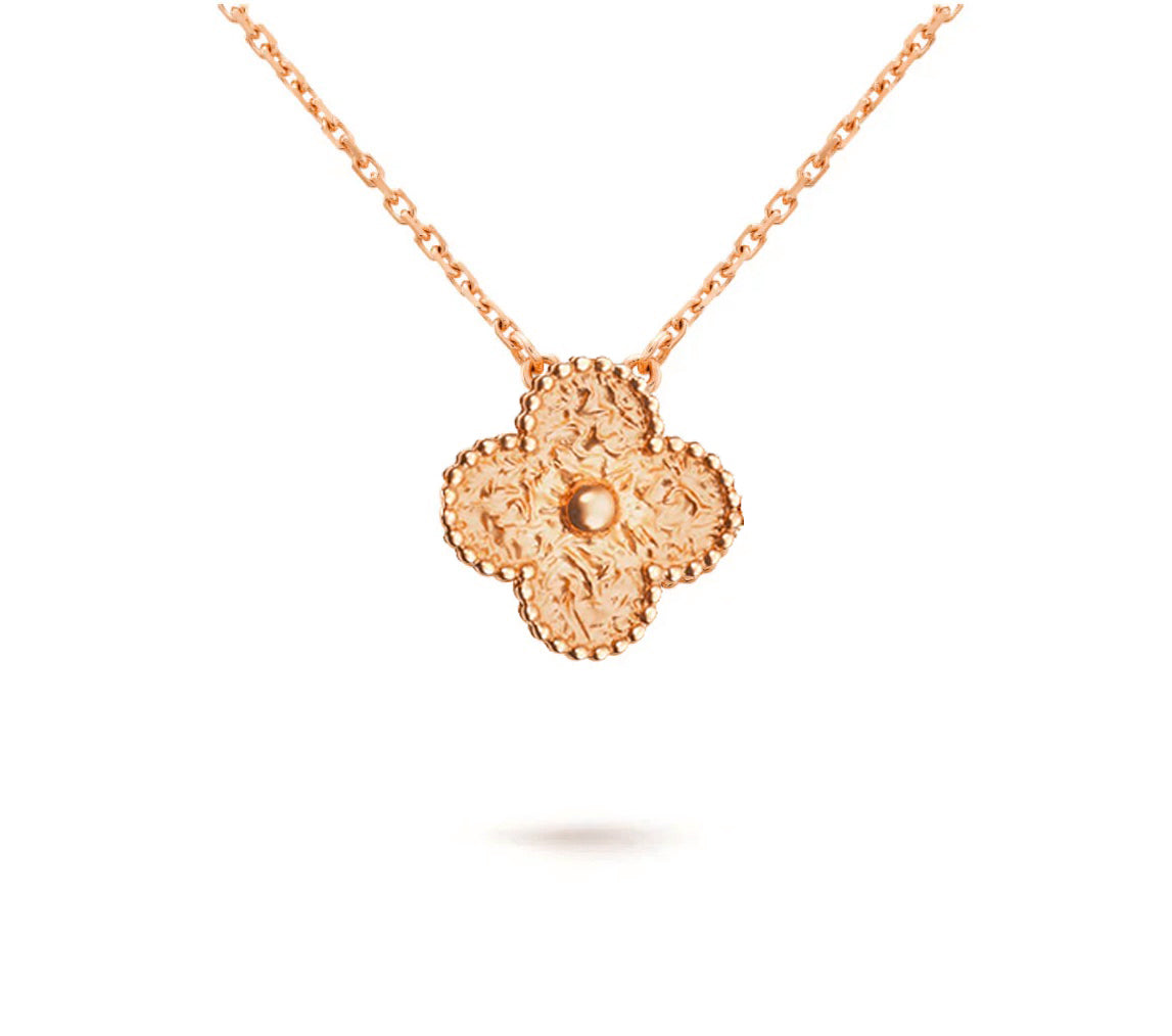 [LUXE]CLOVER 15MM SINGLE FLOWER NECKLACE COLLECTION
