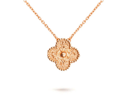 [LUXE]CLOVER 15MM SINGLE FLOWER NECKLACE COLLECTION