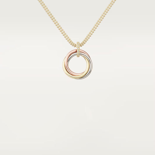 [Raffine]TRINITY MEDIUM  DIAMONDS NECKLACE