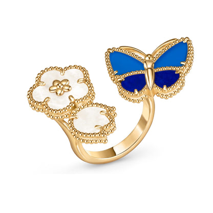 [RAFFINE]LUCKY SPRING SCHMETTERLING OFFENE RINGE