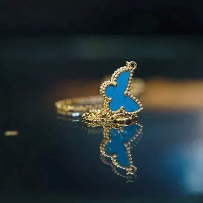 [RAFFINE]PULSERA DE MARIPOSA TURQUESA