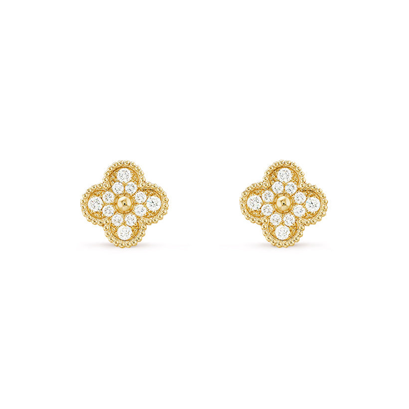 [LUXE]CLOVER  9.5MM EARRINGS COLLECTION