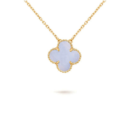 [LUXE]CLOVER 15MM SINGLE FLOWER NECKLACE COLLECTION