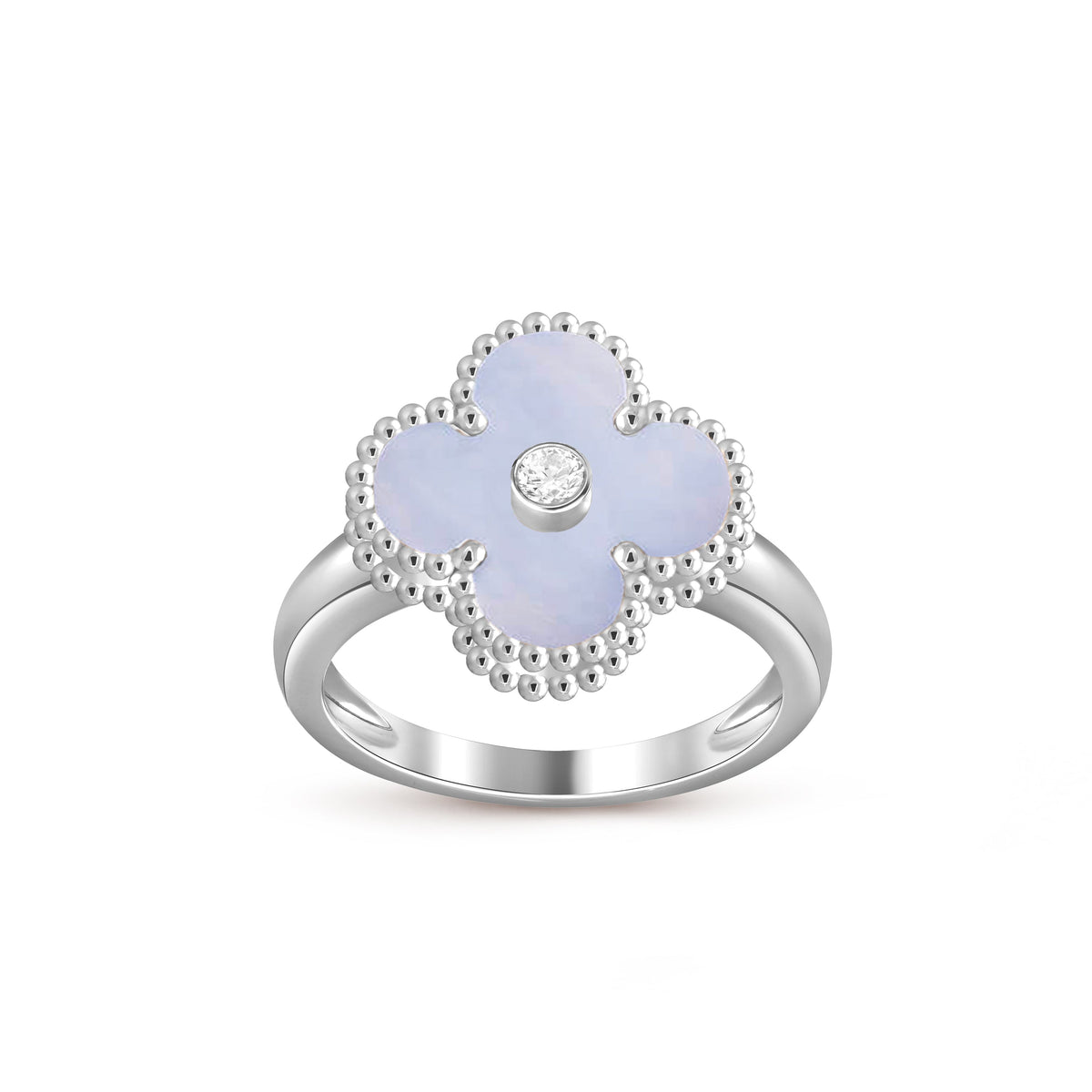 [LUXE]CLOVER SILVER DIOMND RING COLLECTION