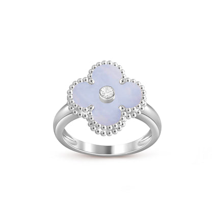 [LUXE]CLOVER SILVER DIOMND RING COLLECTION