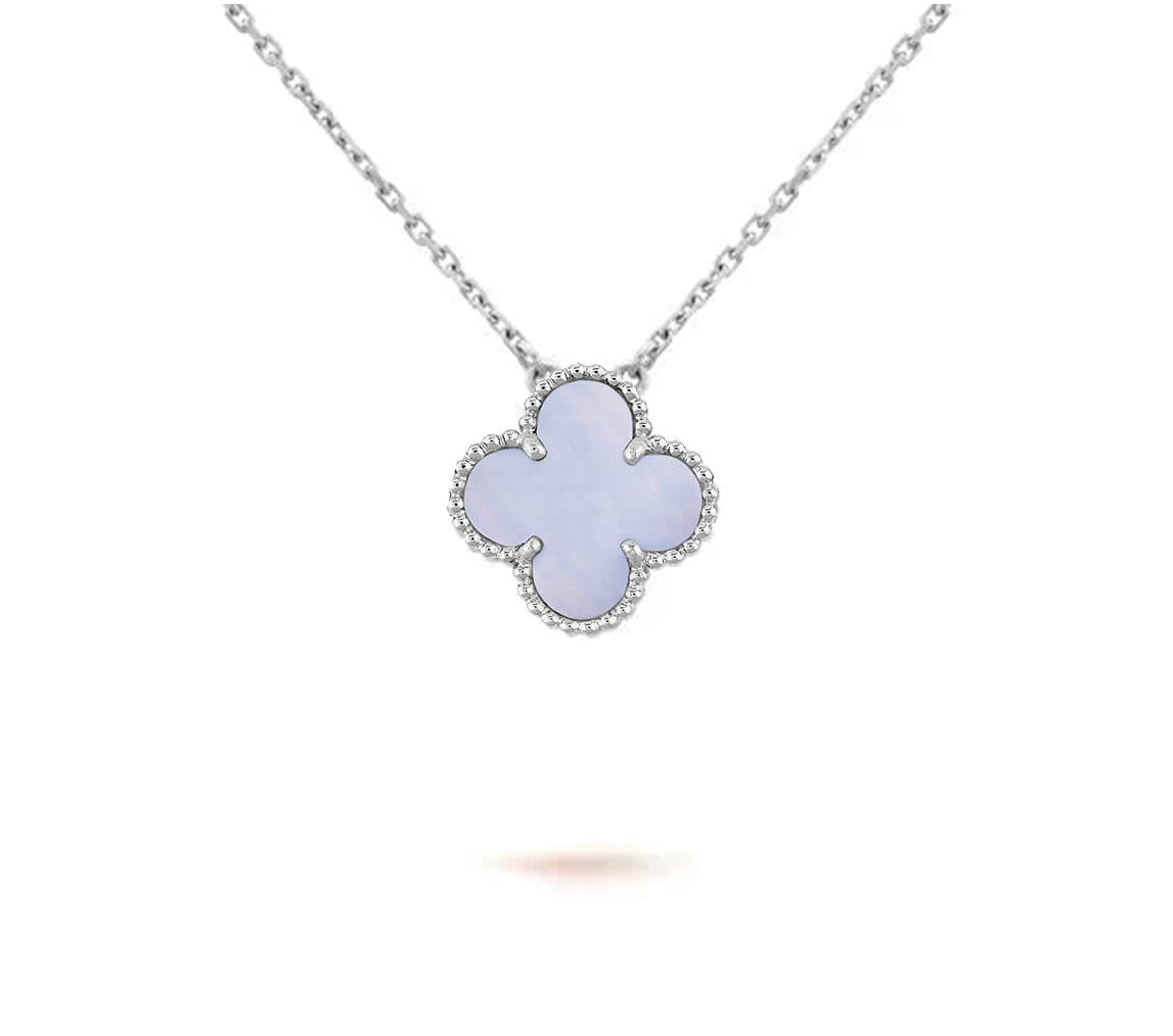 [LUXE]CLOVER 15MM NECKLACE SILVER COLLECTION