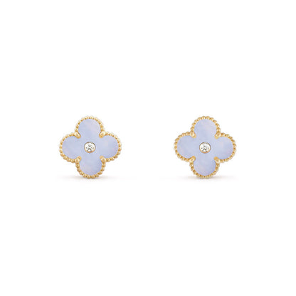 [LUXE]CLOVER  15MM DIAMOND EARRINGS COLLECTION