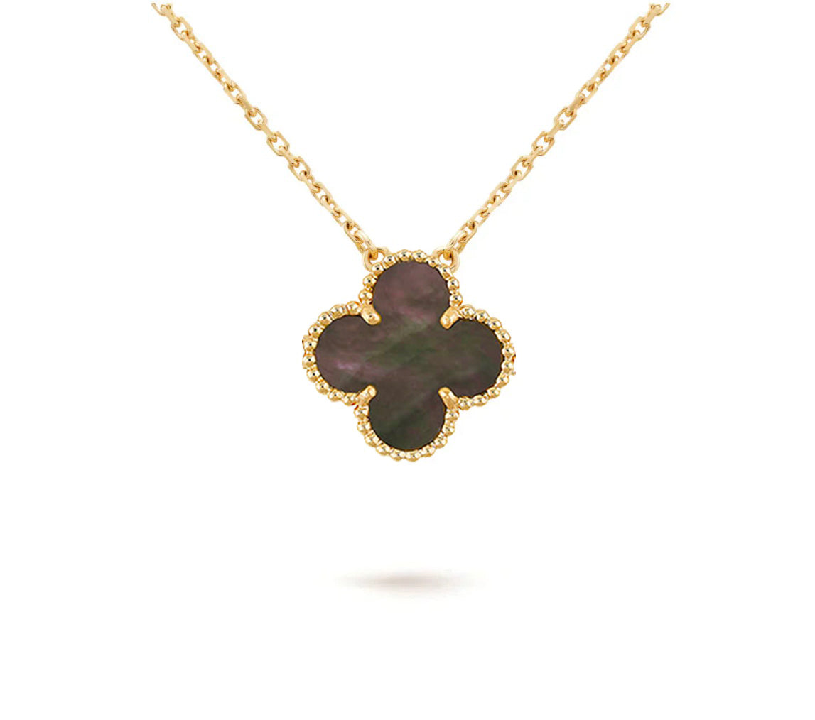 [LUXE]CLOVER 15MM SINGLE FLOWER NECKLACE COLLECTION