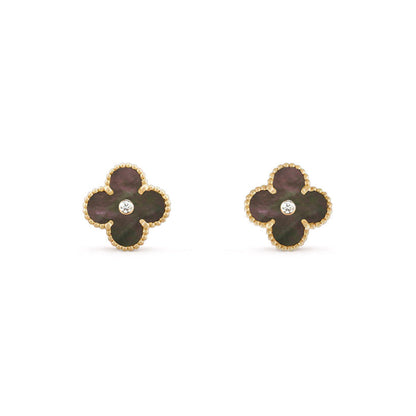 [LUXE]CLOVER  15MM DIAMOND EARRINGS COLLECTION