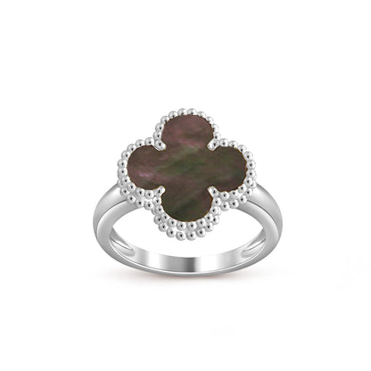 [LUXE]CLOVER SILVER RING COLLECTION