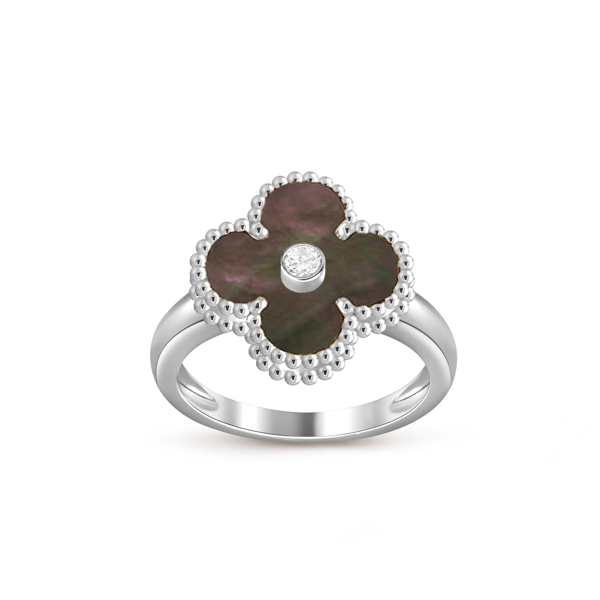 [LUXE]CLOVER SILVER DIOMND RING COLLECTION