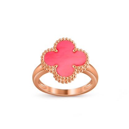 [LUXE]CLOVER RING ROSE GOLD COLLECTION