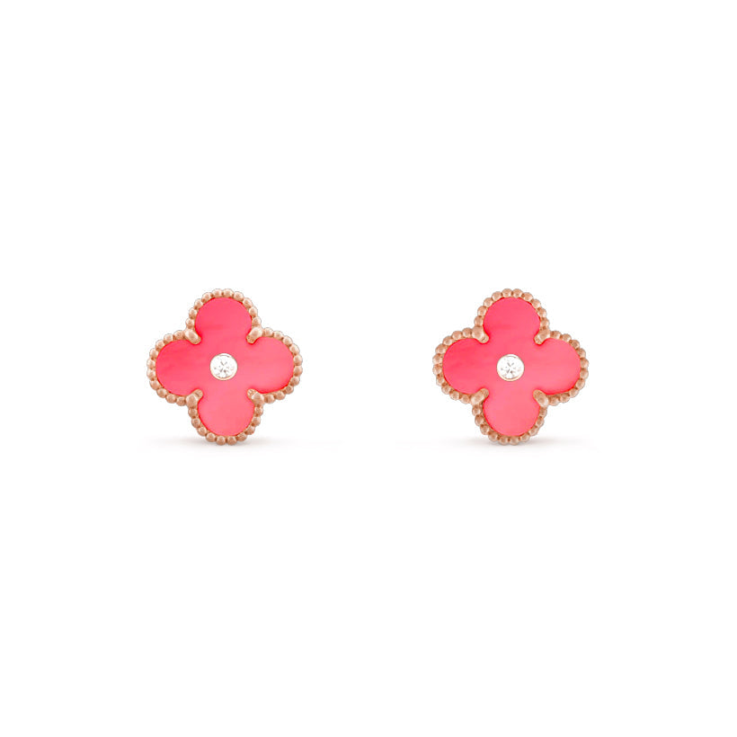 [LUXE]CLOVER  15MM DIAMOND EARRINGS COLLECTION