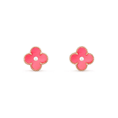 [LUXE]CLOVER  15MM DIAMOND EARRINGS COLLECTION