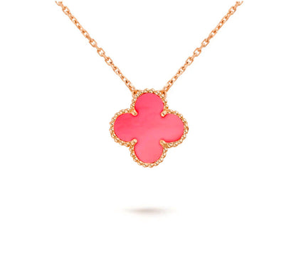 [LUXE]CLOVER 15MM SINGLE FLOWER NECKLACE COLLECTION