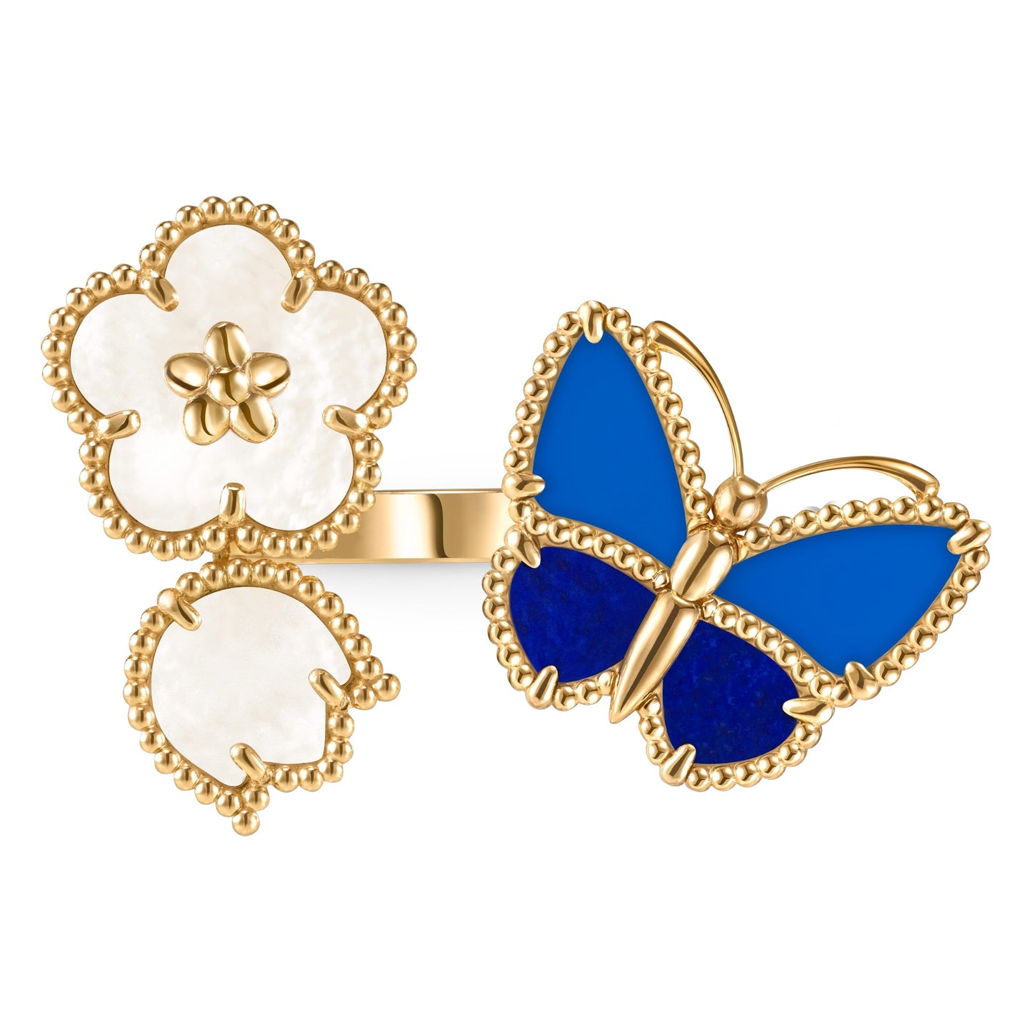[RAFFINE]LUCKY SPRING SCHMETTERLING OFFENE RINGE