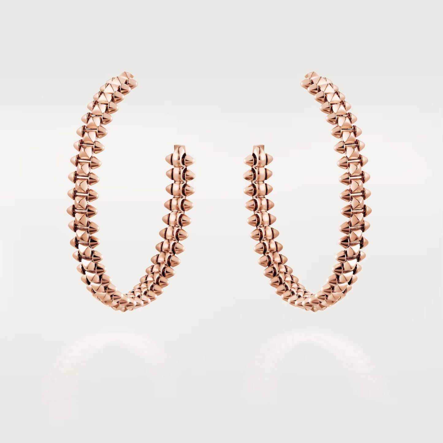 [Raffine]CLASH HOOP LARGE EARRINGS
