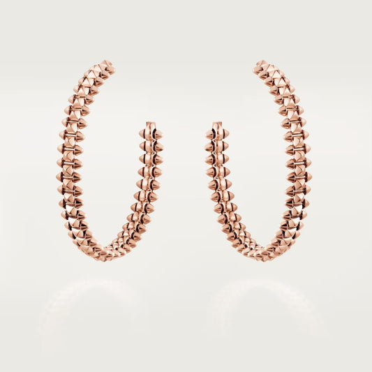 [Raffine]CLASH HOOP LARGE EARRINGS
