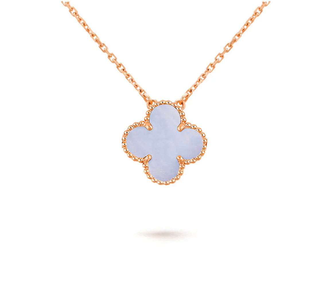 [LUXE]CLOVER 15MM SINGLE FLOWER NECKLACE COLLECTION