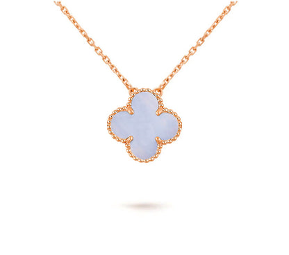 [LUXE]CLOVER 15MM SINGLE FLOWER NECKLACE COLLECTION