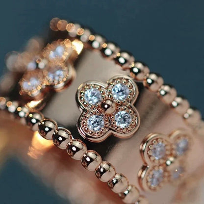 [RAFFINE]CLOVER KALEIDOSCOPE RING 10MM