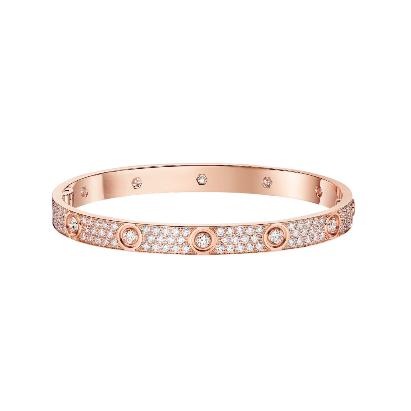 [Raffine]LOVE BRACELET 6.1MM DIAMOND-PAVED 10 BIG DIAMONDS