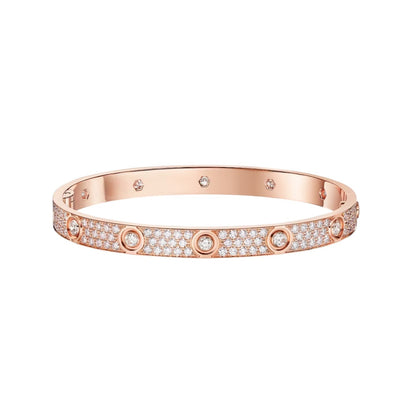 [Raffine]LOVE BRACELET 6.1MM DIAMOND-PAVED 10 BIG DIAMONDS