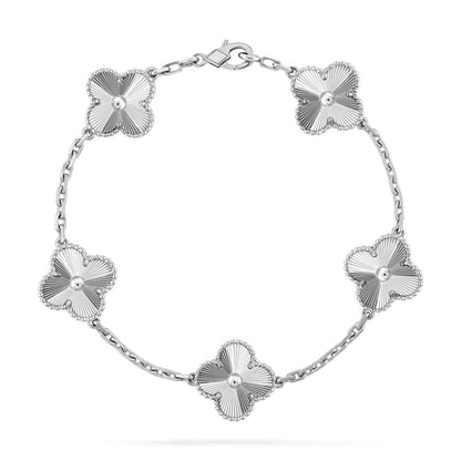 [RAFFINE] CLOVER 5 MOTIF LASER BRACELET COLLECTION