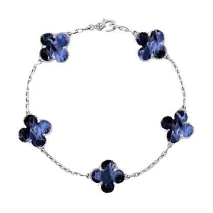[RAFFINE]CLOVER 5 MOTIF PIETERSITE BRACELET COLLECTION