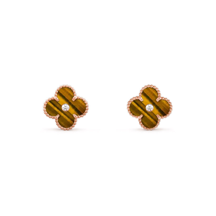 [LUXE]CLOVER  15MM DIAMOND EARRINGS COLLECTION