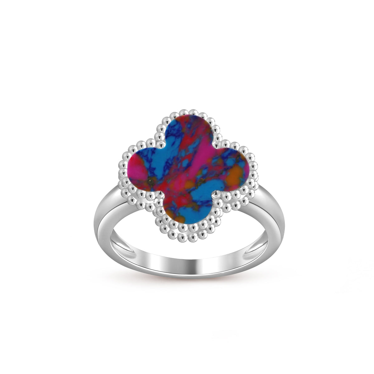 [LUXE]CLOVER SILVER RING COLLECTION
