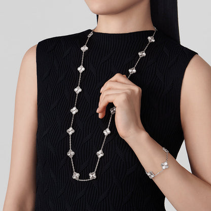 [RAFFINE]CLOVER 20 MOTIFS  LASER SILVER