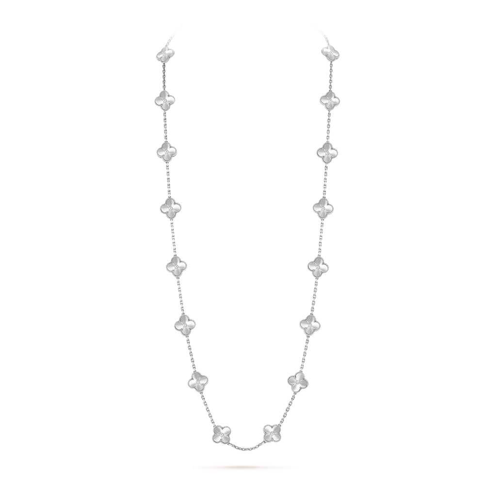 [RAFFINE]CLOVER 20 MOTIFS  LASER SILVER