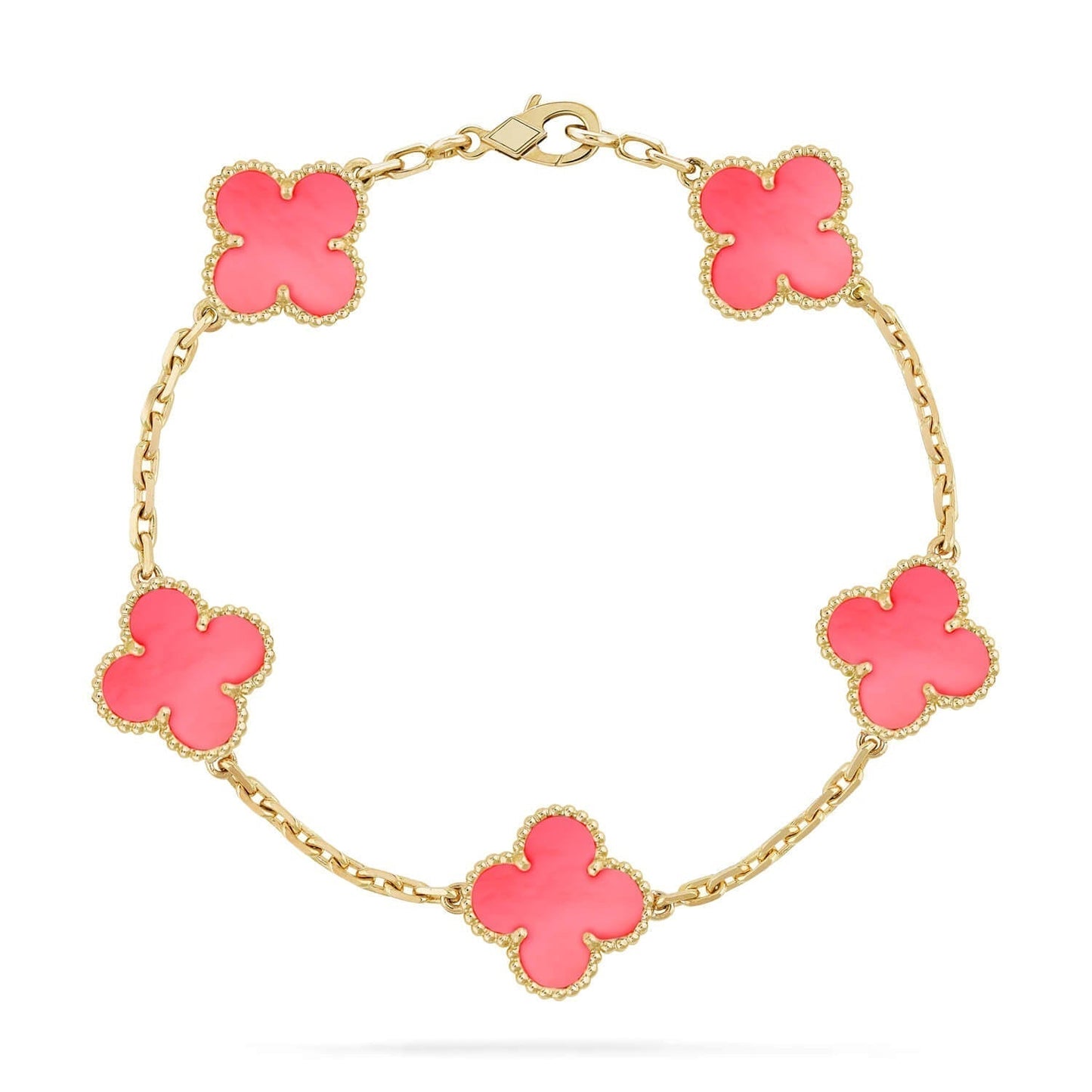 [Raffine]CLOVER 5 ROSA MOP ARMBAND