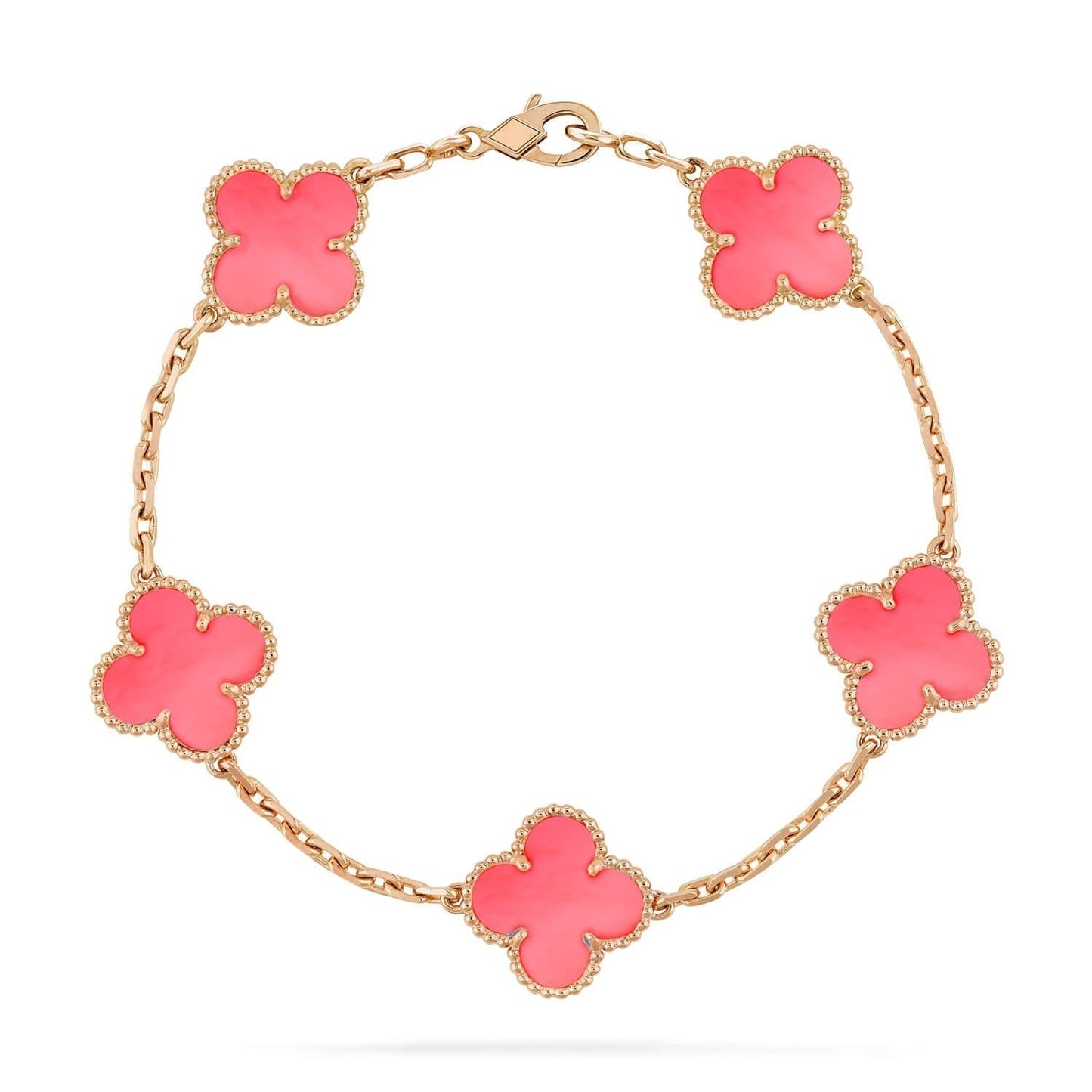 [Raffine]CLOVER 5 ROSA MOP ARMBAND